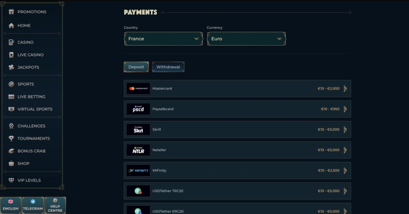 Monsterwin Deposit