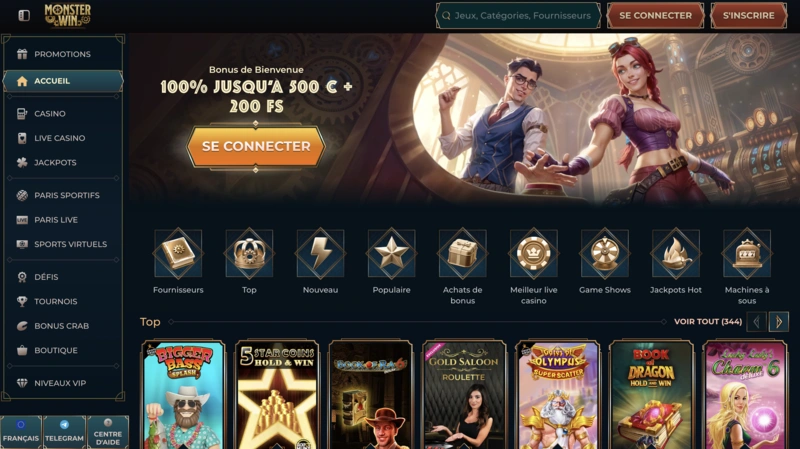 Monsterwin Homepage